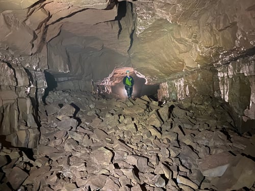 The Chunnel in Slaughter Stream Cave